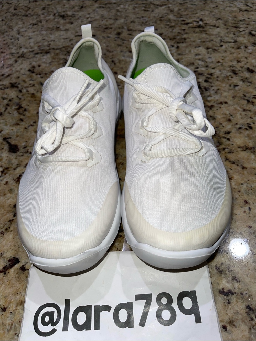OOFOS Women's White Athletic Slip-On Sneakers